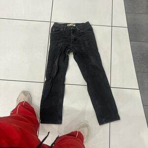 Black straight leg lee jeans
